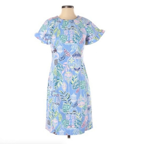 NWT Lilly Pulitzer Kerstin Stretch Shift Dress. Size 8 - Picture 3 of 14
